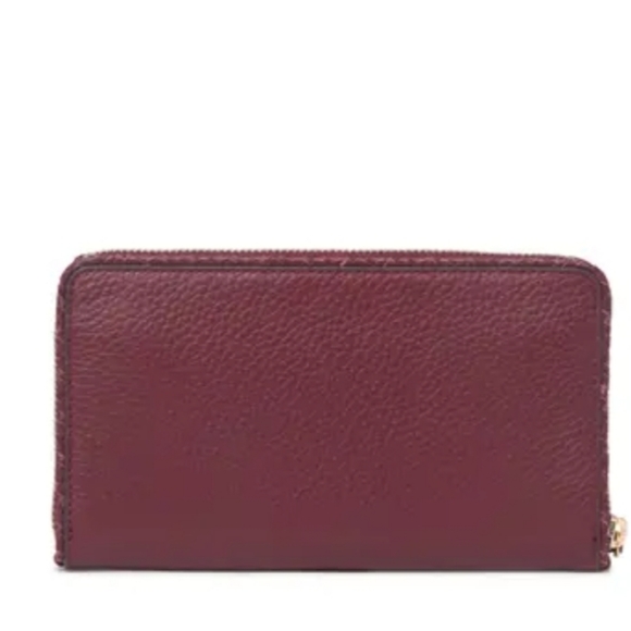 Tory Burch Taylor LG Zip Wallet Red - Picture 3 of 6